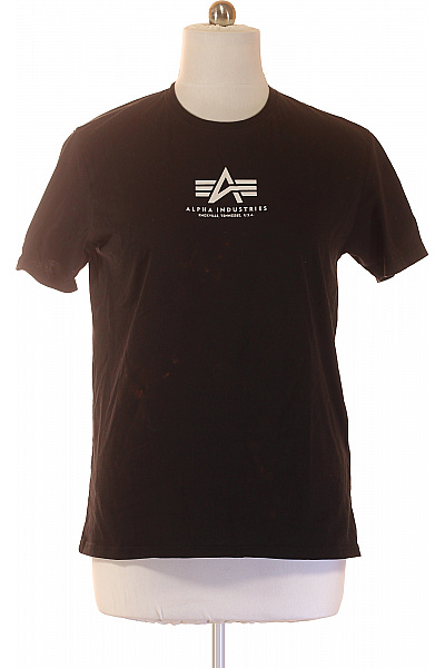 Alpha Industries Pánské Tričko S Krátkým Rukávem A Potiskem Vel. Xl
