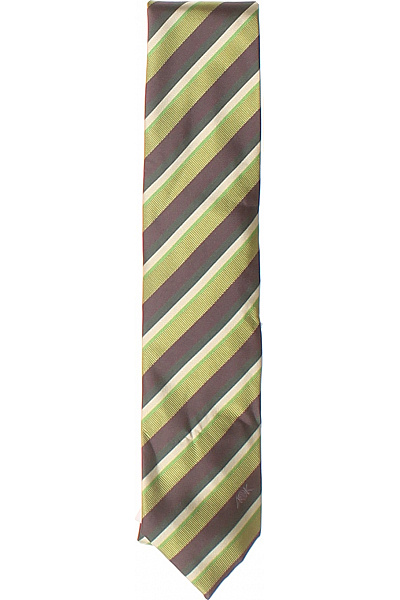 AOK proužkovaná kravata zelená | AOK | obrázek 2