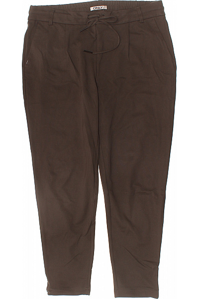 ONLY Dámské Hnědé Volnočasové Kalhoty S Kapsami Velikost XL