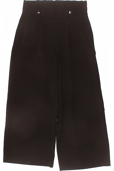 ONLY Dámské černé Elegantní Volnočasové Kalhoty S Vysokým Pasem Velikost S