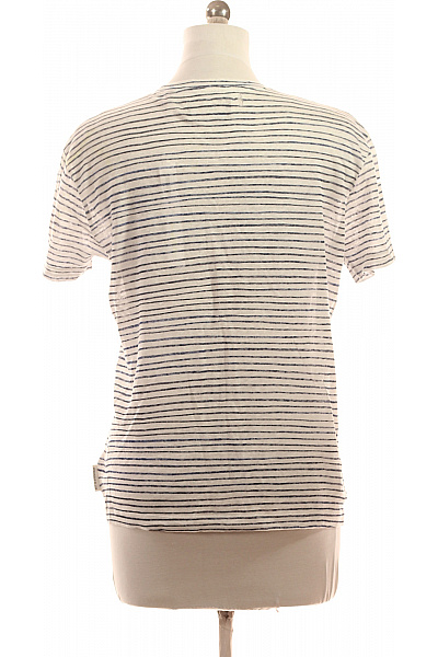 Marc O´Polo Dámské pruhované tričko s krátkým rukávem a kulatým výstřihem z lnu Vel. EU L | Marc O´Polo | obrázek 2
