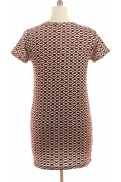 ZARA Dámské tričkové šaty s krátkým rukávem a geometrickým vzorem Vel. M | ZARA | obrázek 3