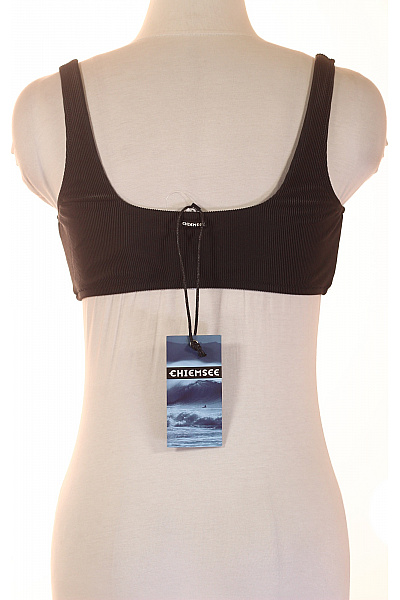 CHIEMSEE Dámské plavky žebrované na zavazování crop top černé Velikost 38 | CHIEMSEE | obrázek 3