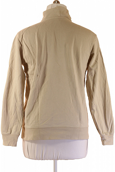 LEVIS pánská mikina béžová s dlouhým rukávem se stojáčkem na zip Velikost M | LEVIS | obrázek 2