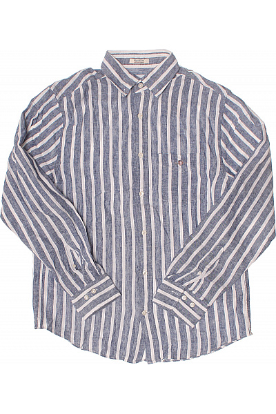 GANT Pánské košile s dlouhým rukávem pruhovaná letní lněné ležérní Velikost M | GANT | obrázek 2