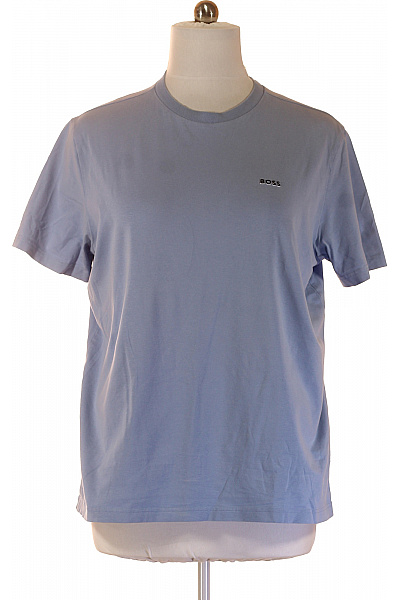 Hugo Boss Pánské tričko s krátkým rukávem a nápisem basic jednobarevné bavlněné Vel. XXL | Hugo Boss | obrázek 2