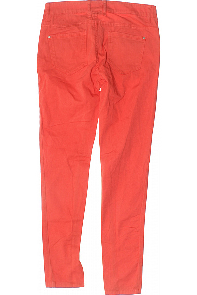 Esmara dámské bavlněné kalhoty oranžové volnočasové rovné Vel. 36 | Esmara | obrázek 3