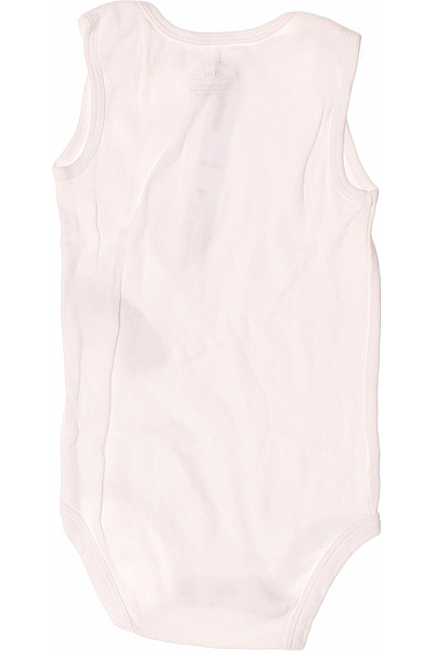 carters Dětské body bílé kojenecké bez rukávů bavlněné | carters | obrázek 2