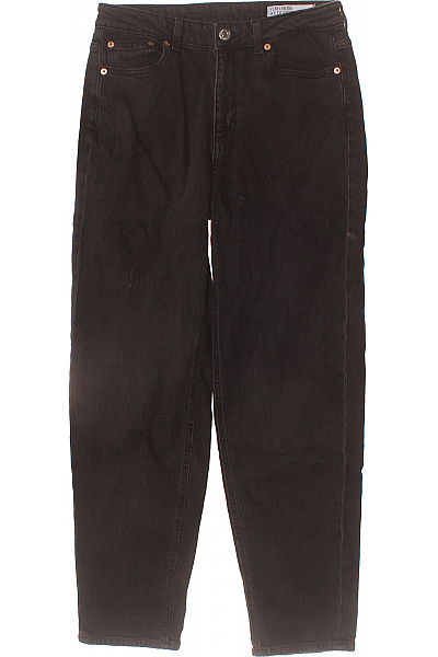 VERO MODA Dámské Bavlněné Džíny Volné S Vysokým Pasem černé Vel. 30/32