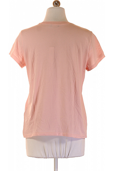 Ralph Lauren Dámské růžové tričko s krátkým rukávem a výšivkou basic Velikost S | Ralph Lauren | obrázek 3