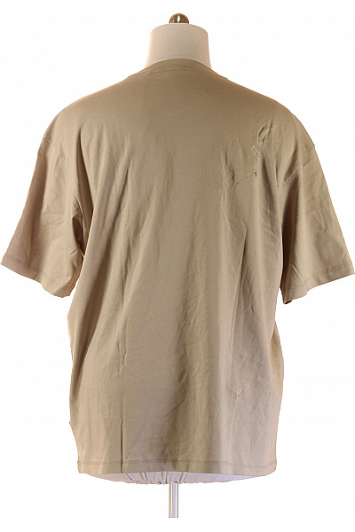 Hugo Boss Pánské tričko s krátkým rukávem a potiskem béžové bavlněné Velikost XXL | Hugo Boss | obrázek 3