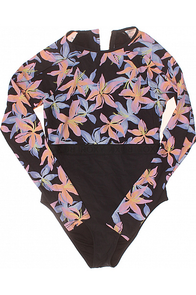 Roxy Dámské Jednodílné Plavky S Dlouhým Rukávem A Květinovým Vzorem Vel. M