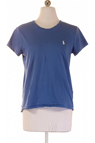 Ralph Lauren Dámské tričko s krátkým rukávem modré s výšivkou basic bavlna Velikost S | Ralph Lauren | obrázek 2
