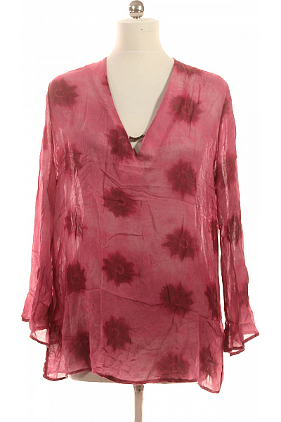 PULL&BEAR Dámská halenka s dlouhým rukávem a potiskem růžová Velikost EU M | PULL&BEAR | obrázek 2