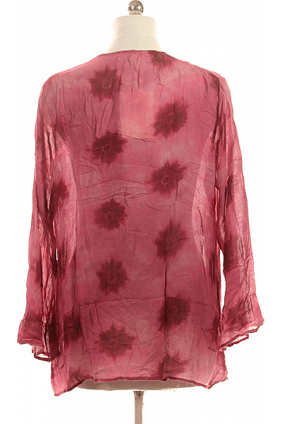 PULL&BEAR Dámská halenka s dlouhým rukávem a potiskem růžová Velikost EU M | PULL&BEAR | obrázek 3