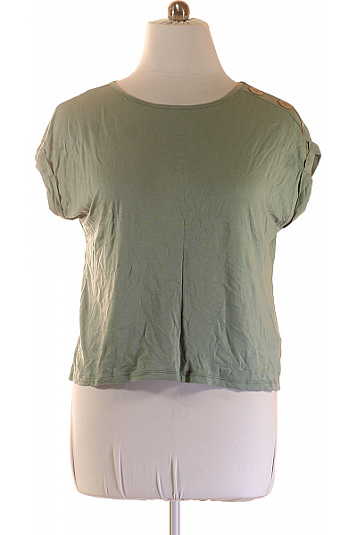 BUFFALO Zelené tričko s krátkým rukávem a knoflíky basic Vel. 44/46 | BUFFALO | obrázek 2