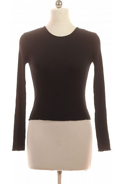 Miss Selfrdige Dámské tričko s dlouhým rukávem černé basic crop top Velikost EU 38 | Miss Selfrdige | obrázek 2