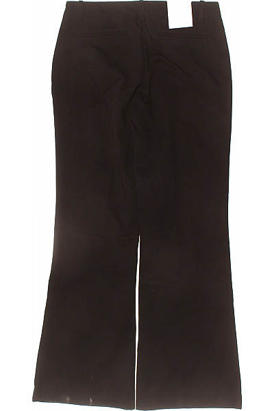 Bershka Dámské černé široké kalhoty volnočasové elegantní dlouhé polyesterové Vel. 38 | Bershka | obrázek 2