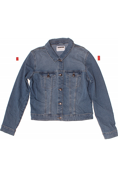 Noisy May Dámská Džínová Bunda Modrá Krátká Velikost L