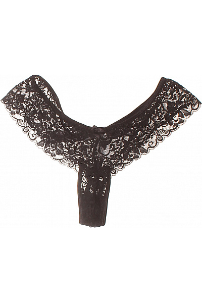 Lascana Dámské krajkové kalhotky černé | Lascana | obrázek 2