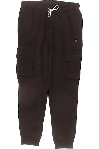 Champion Pánské Bavlněné Tepláky Cargo černé Volnočasové Vel. L