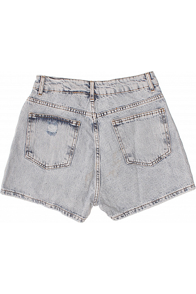 TRENDYOL Dámské džínové kraťasy s vysokým pasem volnočasové krátké Vel. EU 36 | TRENDYOL | obrázek 2