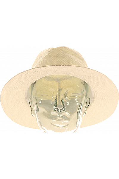Papírový Klobouk Fedora Béžový