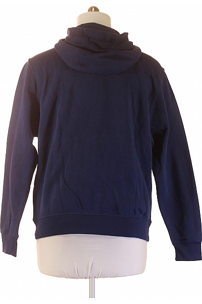 Nike pánská bavlněná mikina s kapucí na zip modrá Vel. l | Nike | obrázek 3