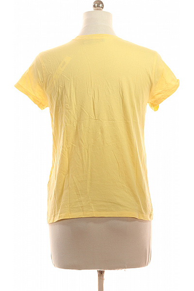 Ralph Lauren Dámské tričko žluté s krátkým rukávem a výšivkou basic Velikost M | Ralph Lauren | obrázek 3