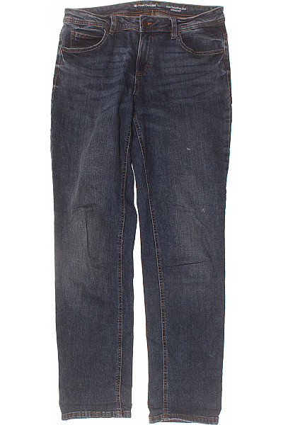 TOM TAILOR Dámské Džíny Rovné Strečové Modré Vel. 31