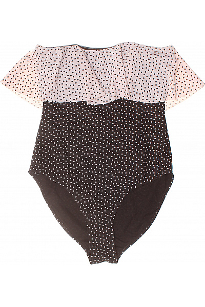 BRAVE SOUL Dámské jednodílné plavky puntíkované s volánky Velikost M | BRAVE SOUL | obrázek 2