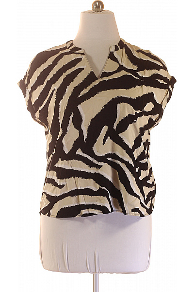 TOM TAILOR Dámská halenka s krátkým rukávem a potiskem zebra Vel. 44 | TOM TAILOR | obrázek 2