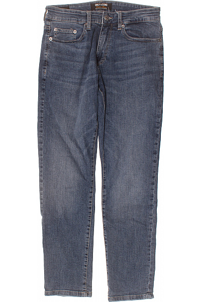 ONLY & SONS Dámské Modré Strečové Džíny Rovné S Kapsami Vel. 29