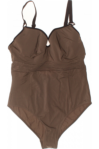 Dámské jednodílné plavky pro plnoštíhlé hnědé tvarující Vel. 90C | Unimoda | obrázek 2