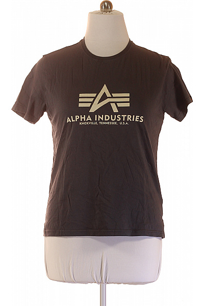 Alpha Industries Pánské tričko s krátkým rukávem a potiskem Velikost L | Alpha Industries | obrázek 2