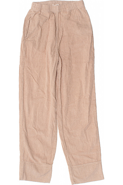 American Vintage Dámské bavlněné kalhoty volnočasové béžové žebrované s kapsami Velikost XS | American Vintage | obrázek 2