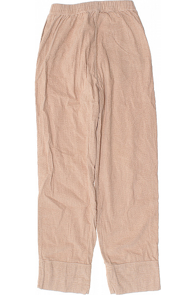 American Vintage Dámské bavlněné kalhoty volnočasové béžové žebrované s kapsami Velikost XS | American Vintage | obrázek 3