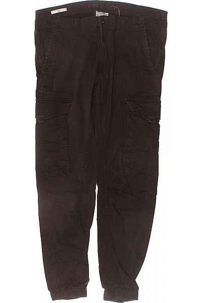 JACK & JONES Pánské cargo kalhoty volnočasové hnědé s kapsami Velikost 34/32 | JACK & JONES | obrázek 2