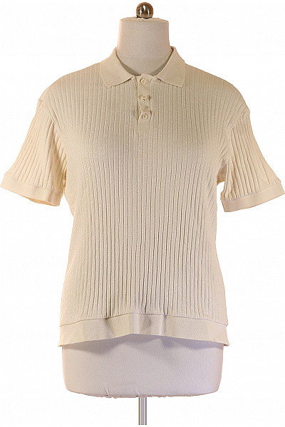 Pánské tričko s krátkým rukávem a límečkem béžové Velikost xxl | Unimoda | obrázek 2