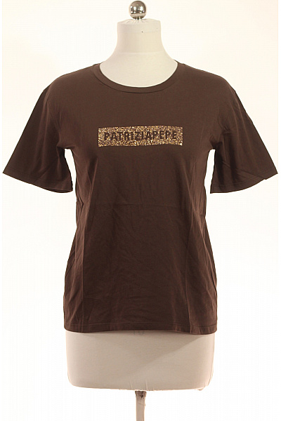 PATRIZIA  PEPE Dámské Tričko S Krátkým Rukávem A Potiskem Vel. L