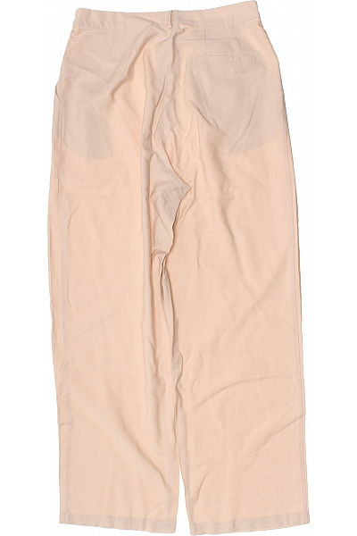 LeGer by Lena Gercke dámské kalhoty široké volnočasové elegantní béžové s kapsami Vel. 42 | LeGer by Lena Gercke | obrázek 3