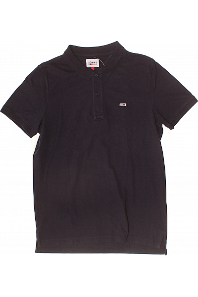 TOMMY HILFIGER Pánské černé bavlněné polo tričko s límečkem Vel. L | TOMMY HILFIGER | obrázek 2