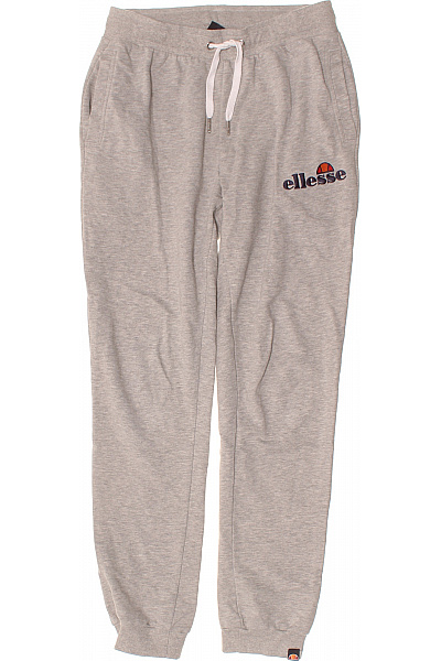 Ellesse Dámské Tepláky Bavlněné šedé Volnočasové S Kapsami Velikost M