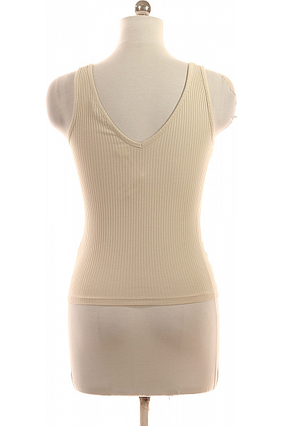 Dámské bavlněné tílko basic jednobarevné s výstřihem do V Vel. 38 | Unimoda | obrázek 3
