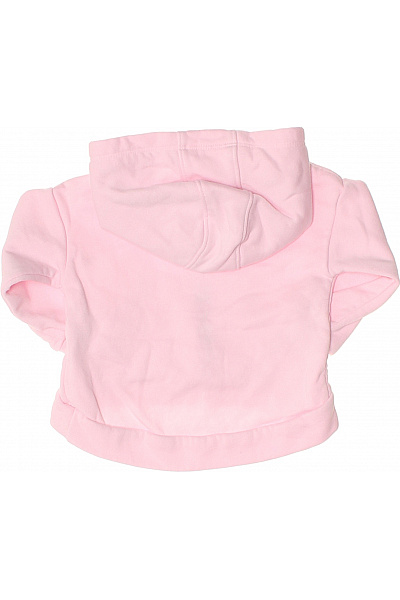 Nike Dětská růžová mikina s kapucí a klokaní kapsou Velikost 74/80 | Nike | obrázek 2