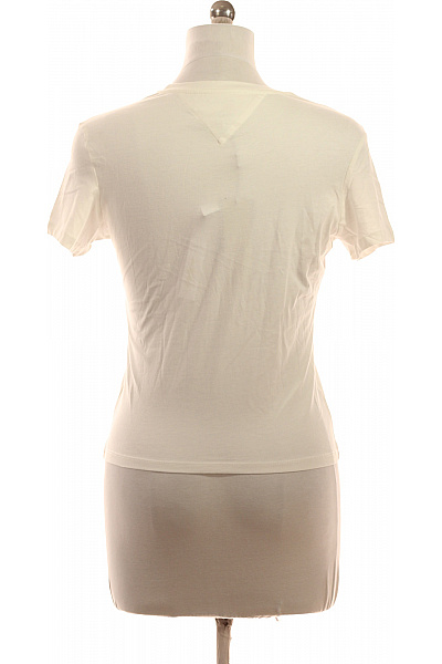 TOMMY HILFIGER Dámské tričko s krátkým rukávem a potiskem basic bílé Vel. Xl | TOMMY HILFIGER | obrázek 3