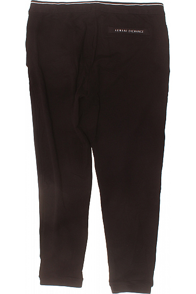 ARMANI Pánské bavlněné tepláky černé volnočasové dlouhé pohodlné Vel. L | ARMANI | obrázek 2