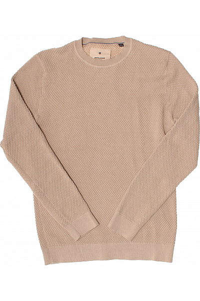 JACK & JONES Pánský pletený svetr béžový s dlouhým rukávem Velikost M | JACK & JONES | obrázek 2