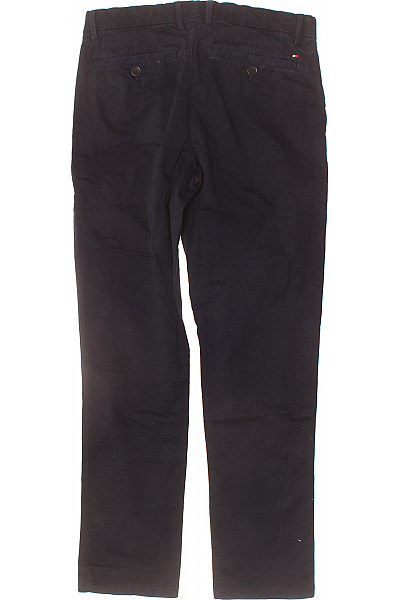 TOMMY HILFIGER Dětské bavlněné kalhoty tmavě modré Velikost 164 CM | TOMMY HILFIGER | obrázek 3
