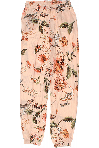 BUFFALO Dámské kalhoty květované volnočasové dlouhé viskózové Vel. 34 | BUFFALO | obrázek 2